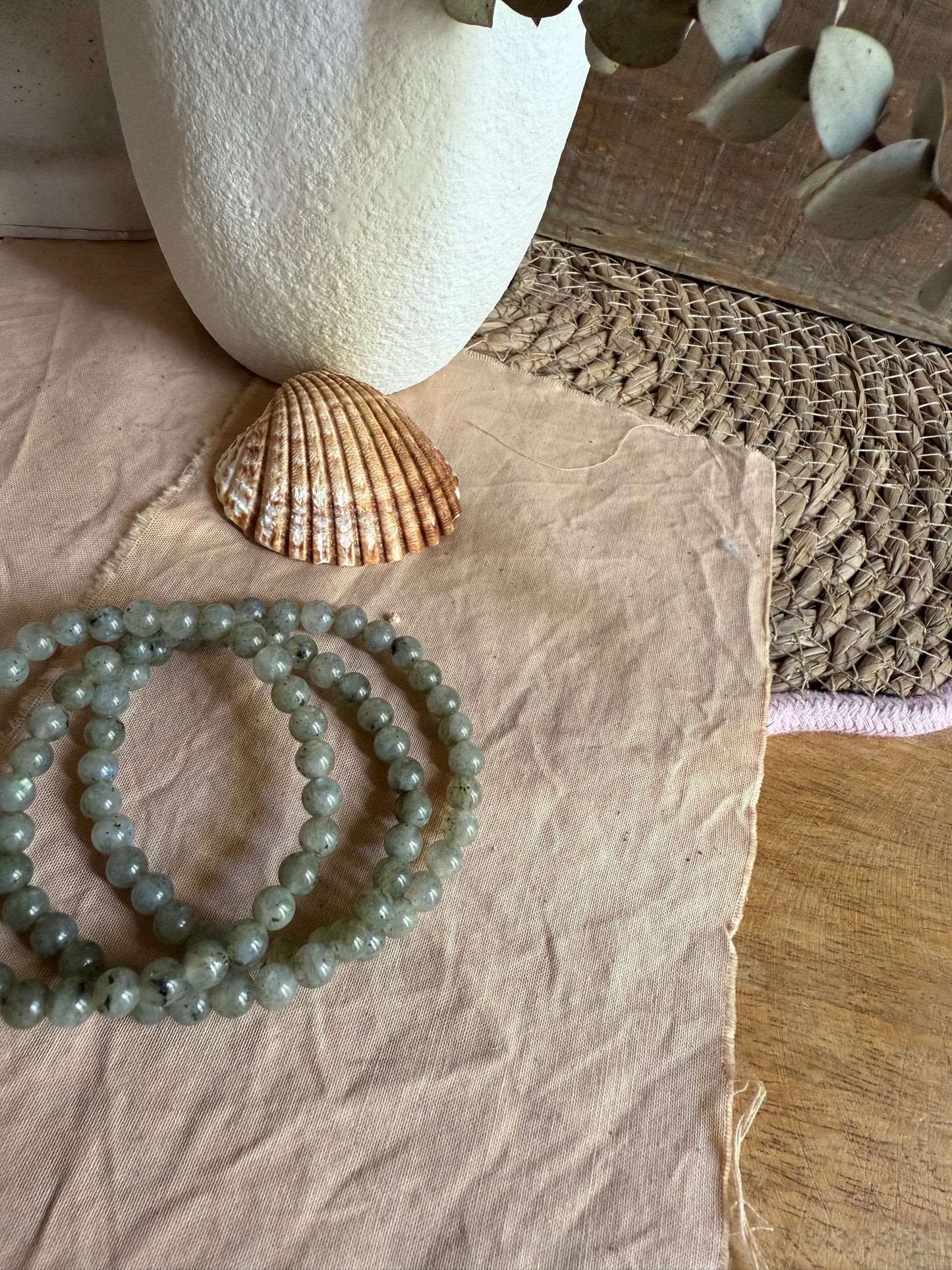 Pulsera Labradorita 4mm (Transformación, Protección y Equilibrio)