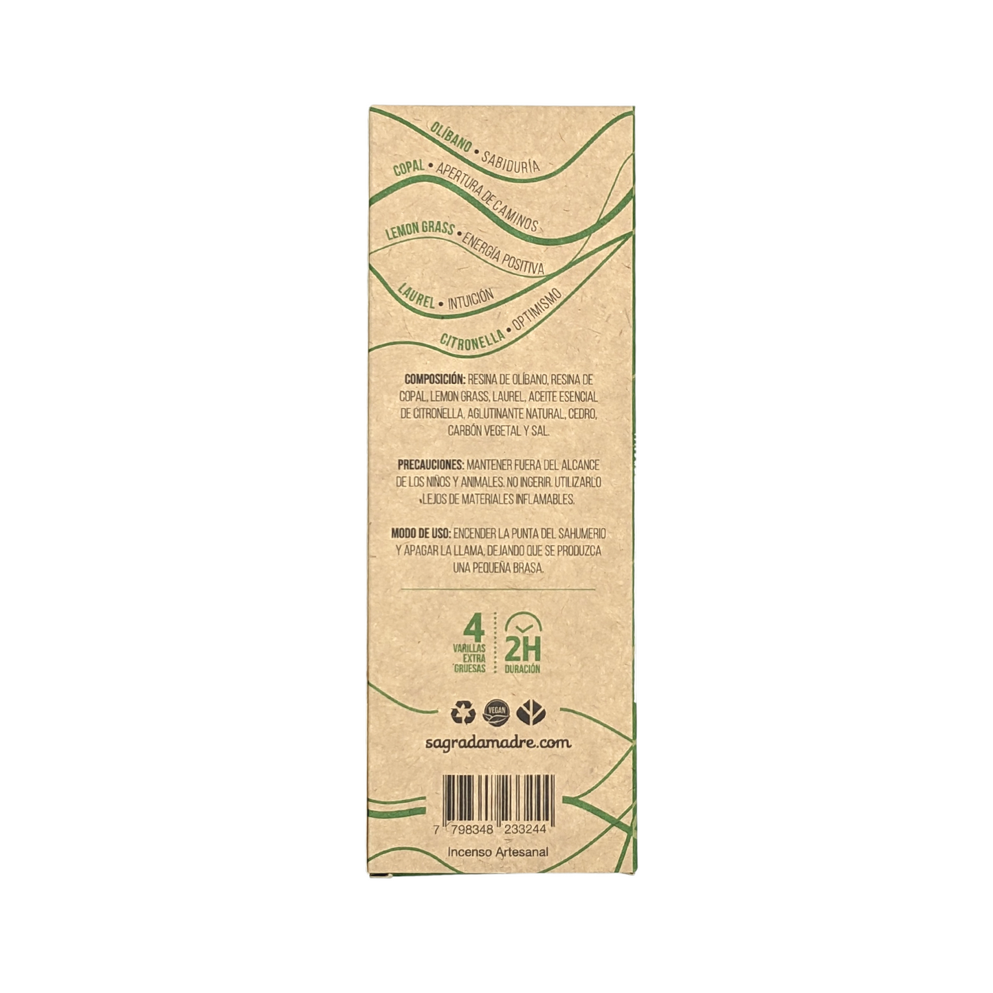 Energía Limpia "Renacer" - Incienso Sahumerio