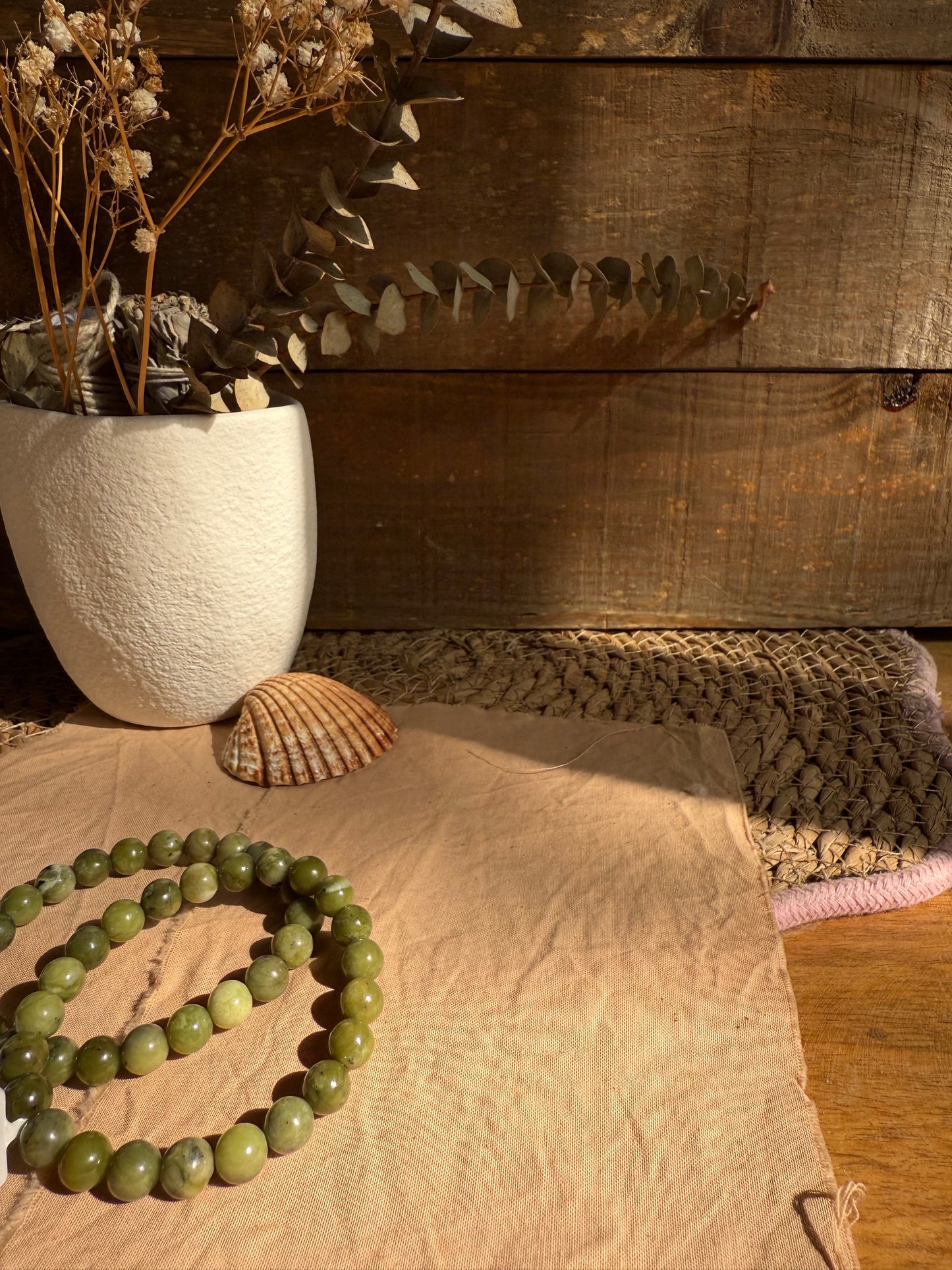 Pulsera Jade de Tailandia 8mm (Abundancia y Prosperidad)