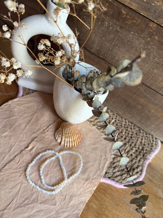 Pulsera Opalina 4mm (Felicidad y Serenidad)