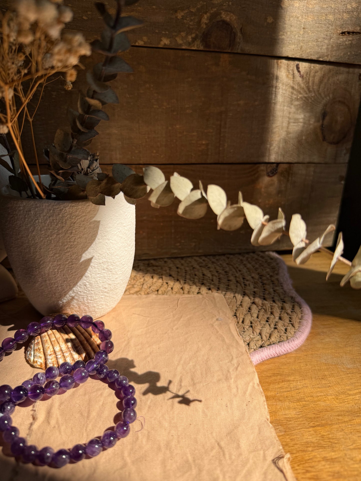 Pulsera Amatista 8mm (Espiritualidad, Calma, Sanación y Protección)