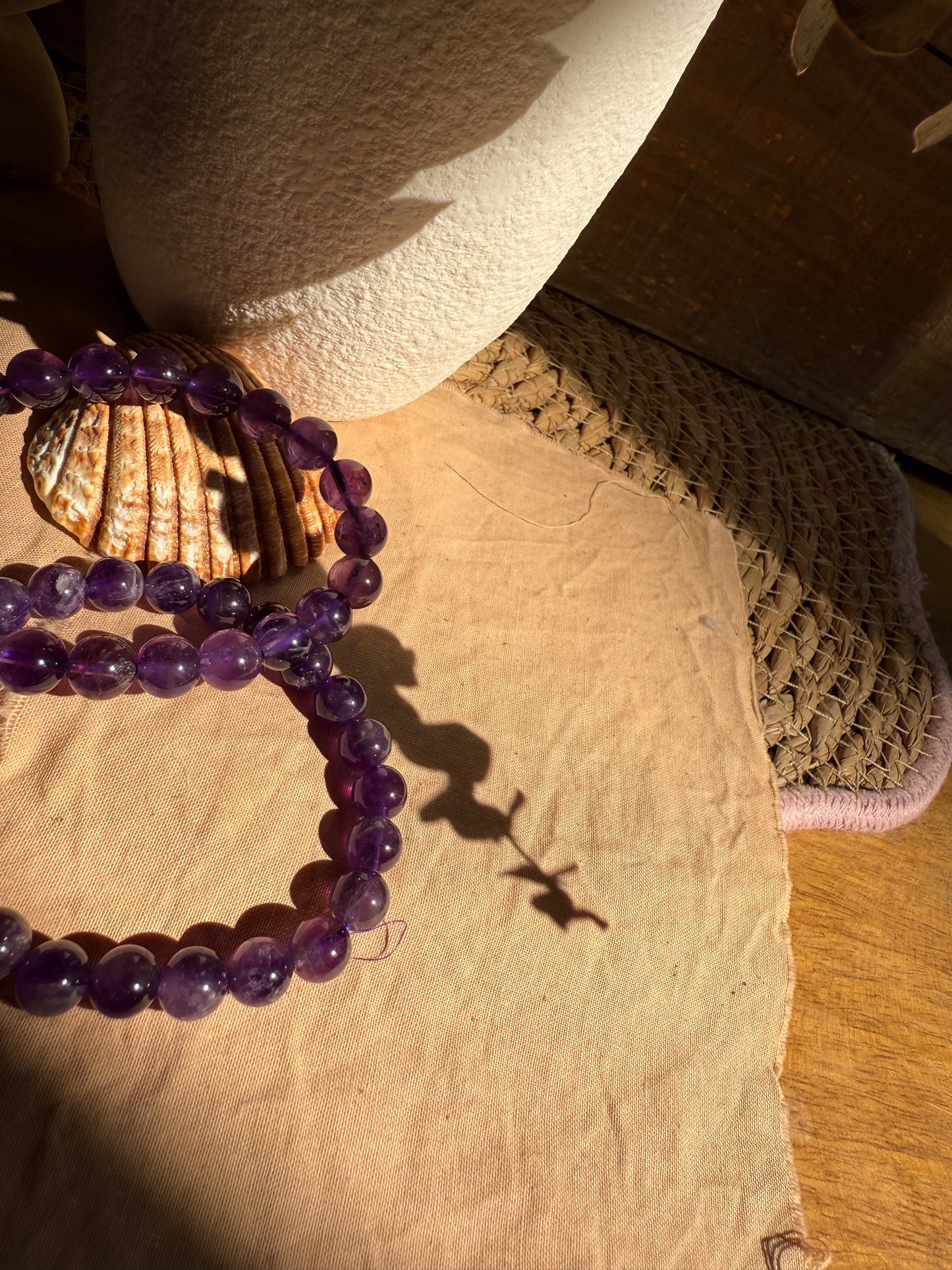 Pulsera Amatista 8mm (Espiritualidad, Calma, Sanación y Protección)